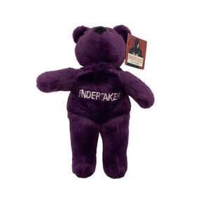 WWF WWE‎ Undertaker Purple Teddy Attitude Bear Plush Limited Edition Wrestling